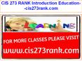 CIS 273 RANK Introduction Education--cis273rank.com PowerPoint PPT Presentation