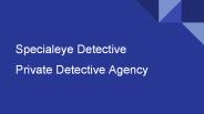 Best Detective Agency