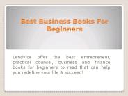Best Business Books For Beginners
