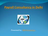 Payroll Consultancy in Delhi