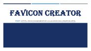 Favicon creator