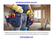 handyman services near me