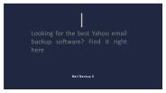 Mac Yahoo Mail Backup Software