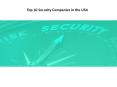 Top 10 Security Companies in the USA | XA Technologies PowerPoint PPT Presentation