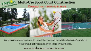 Tennis Court Resurfacing Los Angeles