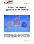 All About Laser Engraving: Applications, Benefits, and More! PowerPoint PPT Presentation