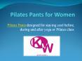 Buy Pilates Pants for Women | KDW Apparel