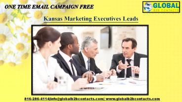 Kansas Marketing Executives Leads