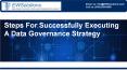Steps For Sucessfully Executing A Data Governance Strategy PowerPoint PPT Presentation