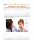 Why Are Regular Visits To A Paediatrician Important? - Maitri Hospital PowerPoint PPT Presentation
