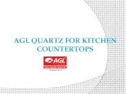 AGL Quartz for Kitchen countertops