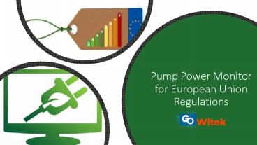 European Union Pump Efficiency Regulations for Centrifugal Pumps
