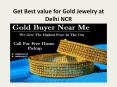 Get Best value for Gold Jewelry at Delhi NCR