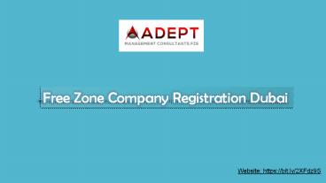 Free zone company registration Dubai