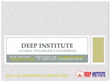 IIT JAM - Best coaching for IIT JAM statistics | IIT JAM Coaching