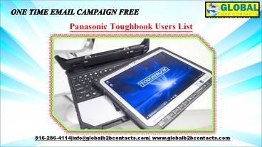 Panasonic Toughbook Users List