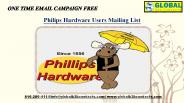 Philips Hardware Users Mailing List