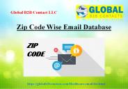 Zip Code Wise Email Database