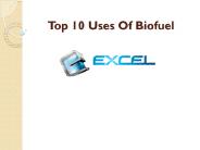 Top 10 Uses Of Biofuel