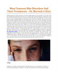 Most Common Skin Disorders And Their Treatments - Dr. Marwah's Clinic PowerPoint PPT Presentation