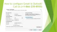 How To Configure Gmail in Outlook