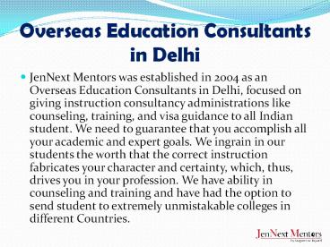 IELTS Coaching Classes in Delhi | JenNext Mentors
