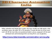 3D Character Animation India