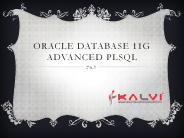 Oracle Database 11g Advanced PLSQL