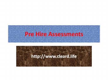 Employment Screening Services Australia