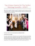 Top 4 Items Needed for The Perfect Wedding Checklist - WCWV PowerPoint PPT Presentation