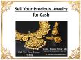 Sell your precious jewelry for cash