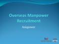 Overesas Manpower - Asiapower PowerPoint PPT Presentation