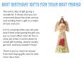 Best Birthday Gifts for your Best Friend PowerPoint PPT Presentation