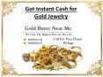 Get instant cash for gold jewelry