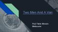 Two Men And A Van -  Pool Table Movers Melbourne PowerPoint PPT Presentation