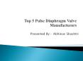 Top 5 Pulse Diaphragm Valve Manufacturers PowerPoint PPT Presentation