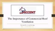 The Importance of Commercial Roof Ventilation