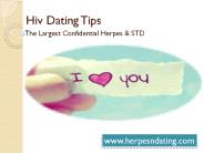 Hsv Dating Sites