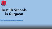 Best IB School in Gurgaon