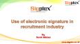 Advantages Of Using Electronic Signatures In Recruitment Industry PowerPoint PPT Presentation