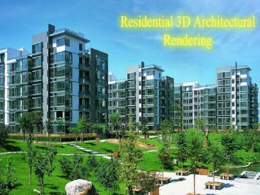 Residential 3D Architectural rendering