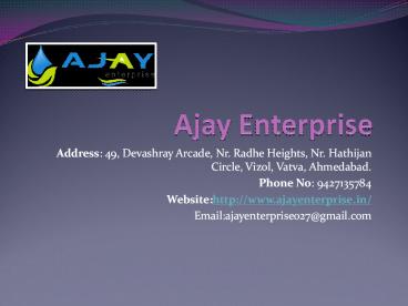 Industrial Water Plant in India|STP Plant in india|ETP Plant in India|Ajay Enterprise (1)