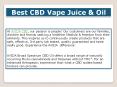 Best CBD Vape Juice & Oil PowerPoint PPT Presentation