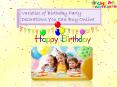 Varieties of Birthday Party Decorations You Can Buy Online