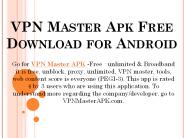 VPN Master Apk Free Download for Android