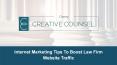Internet Marketing Tips To Boost Law Firm Website Traffic PowerPoint PPT Presentation