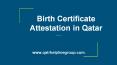 Birth certificate attestation in Qatar (1) PowerPoint PPT Presentation