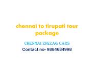 chennai to tirupati tour package