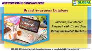 Brand Awareness Database