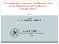Cavendish Nutrition-Best Supplement Manufacturers in New York PowerPoint PPT Presentation